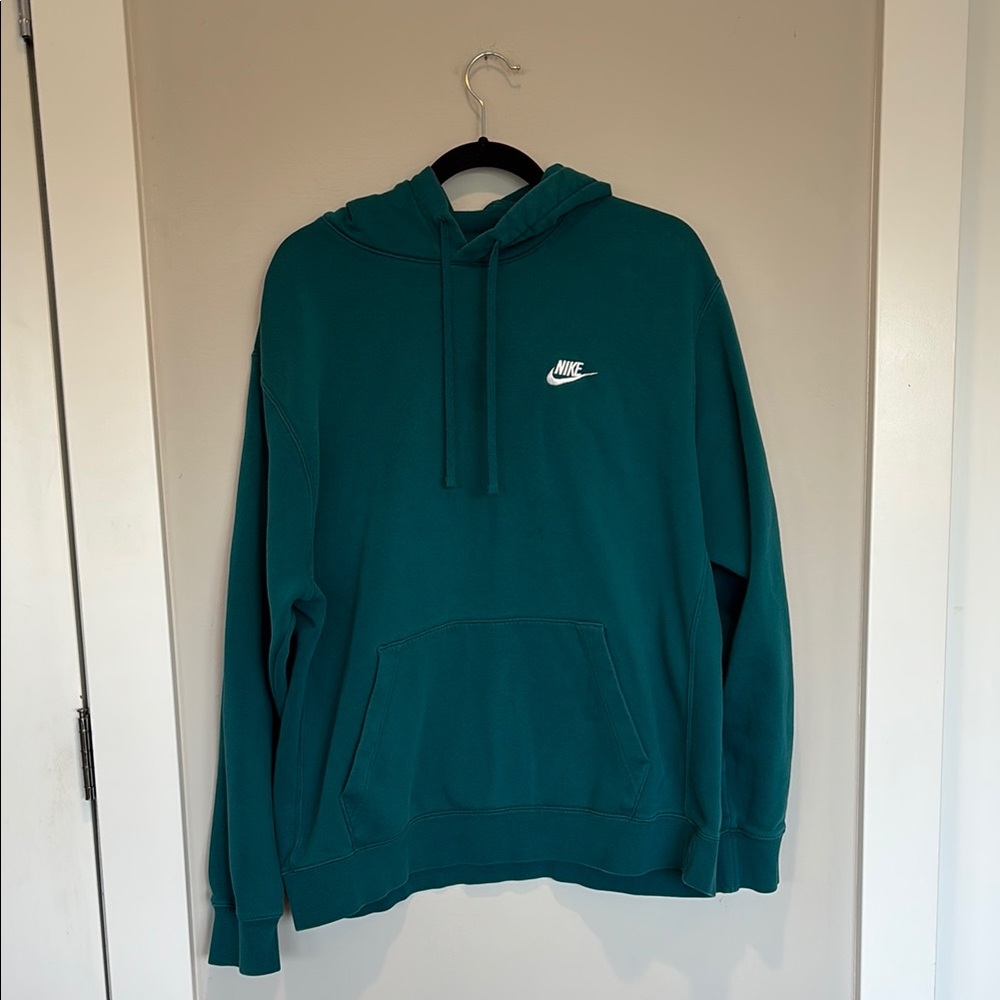 Nike Men's Teal Hoodie